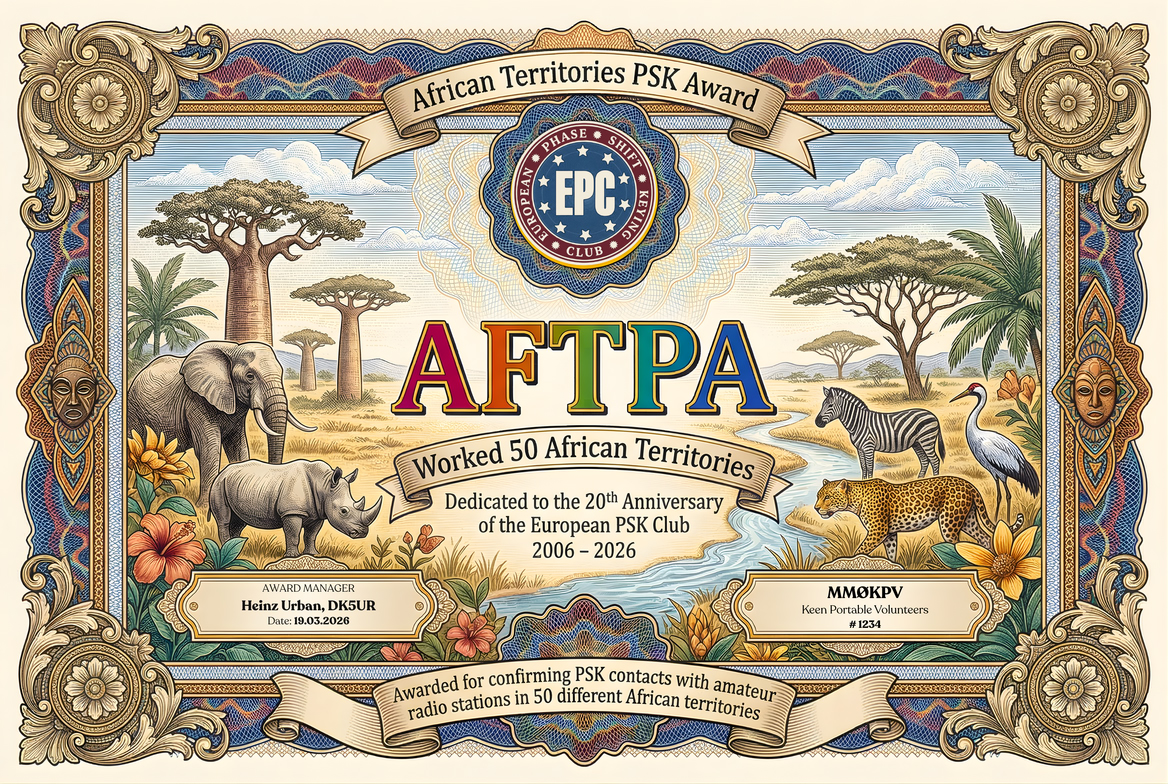 AFTPA award for 50 African territories