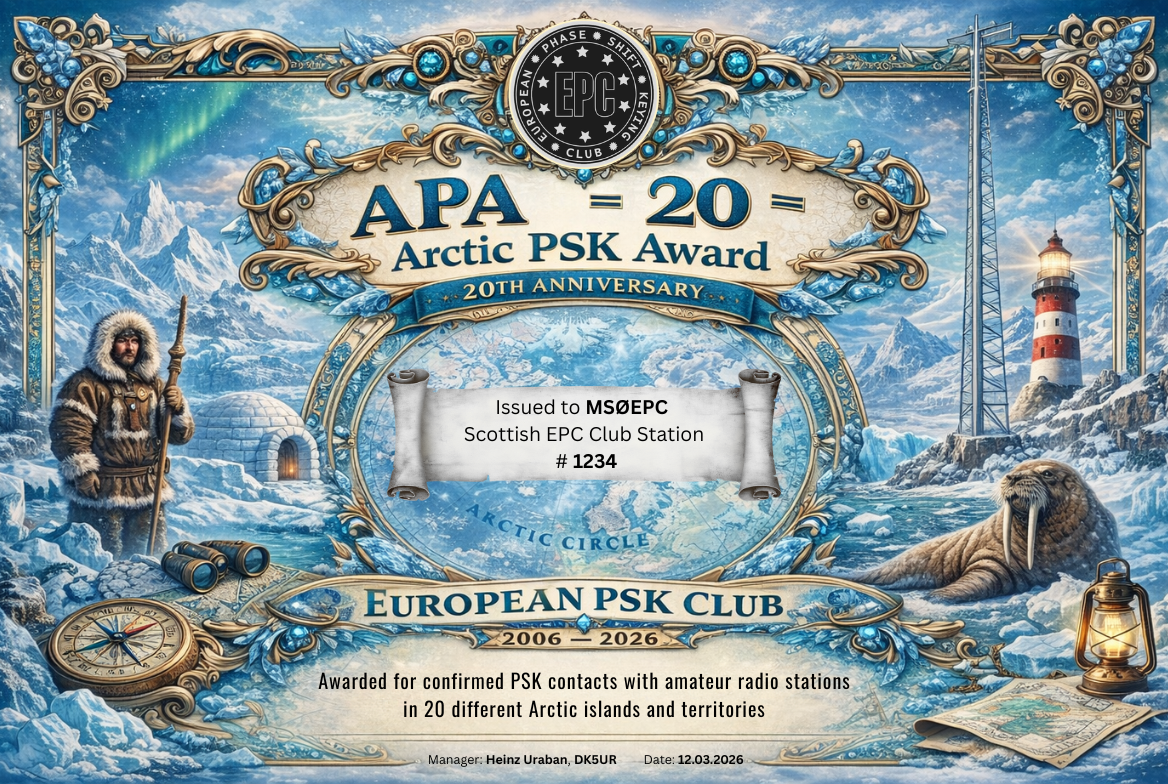 APA 20 certificate artwork