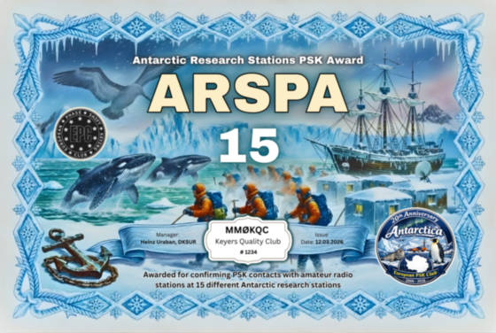 ARSPA 15 certificate design