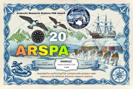 ARSPA 20 certificate design