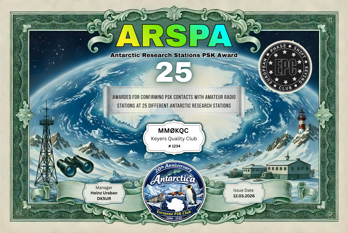 ARSPA 25 certificate design
