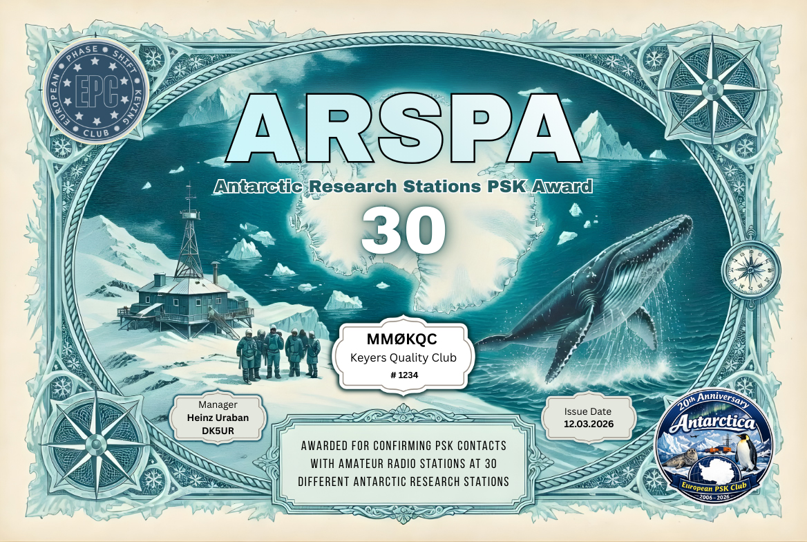 ARSPA 30 certificate design