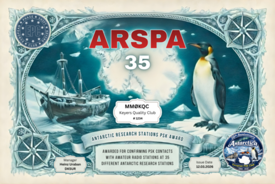 ARSPA 35 certificate design