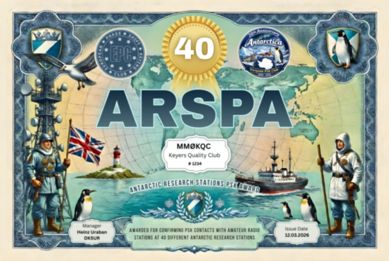 ARSPA 40 certificate design