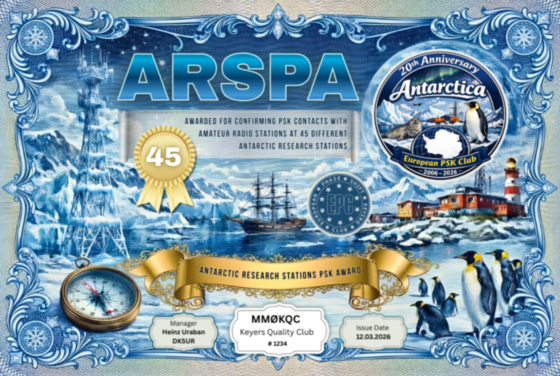 ARSPA 45 certificate design