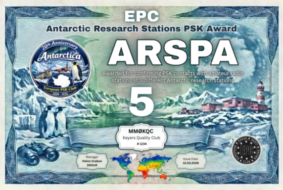 ARSPA 5 certificate design