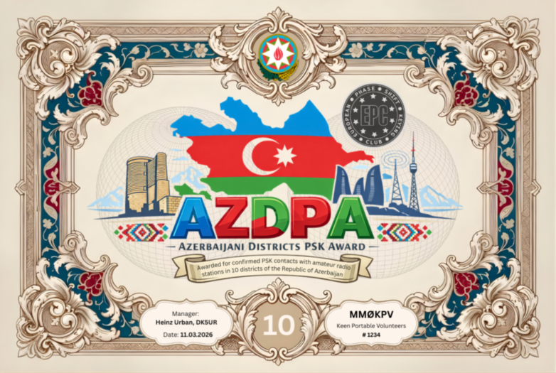 AZDPA-10 award certificate