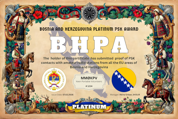 BHPA Platinum award