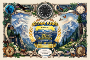 CYMA 1000 award certificate