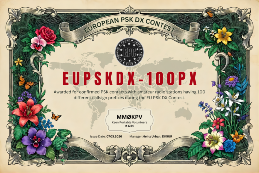 EUPSKDX-100PX certificate