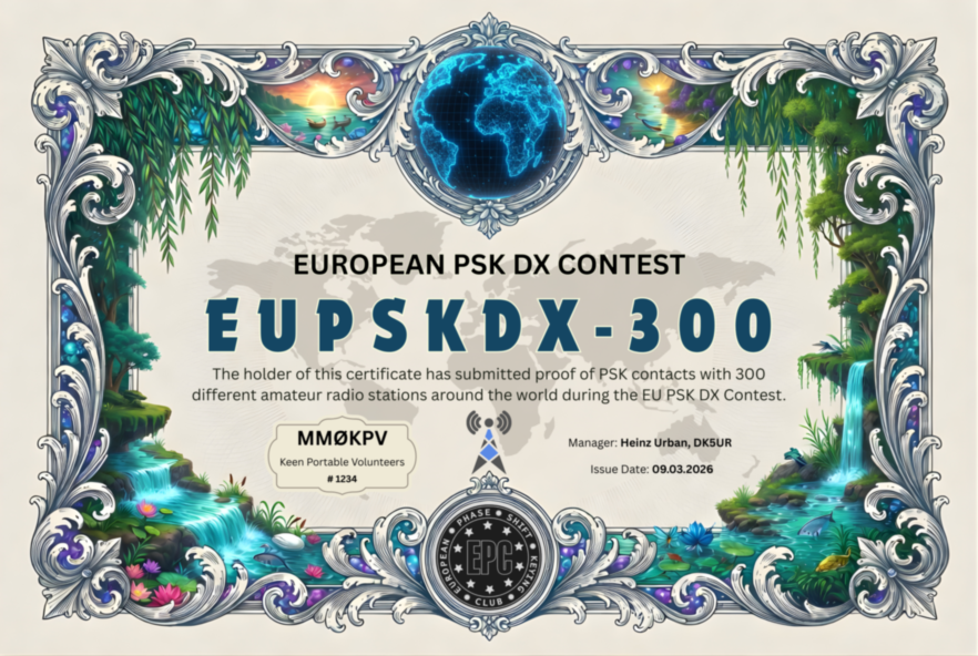 EUPSKDX-300 certificate