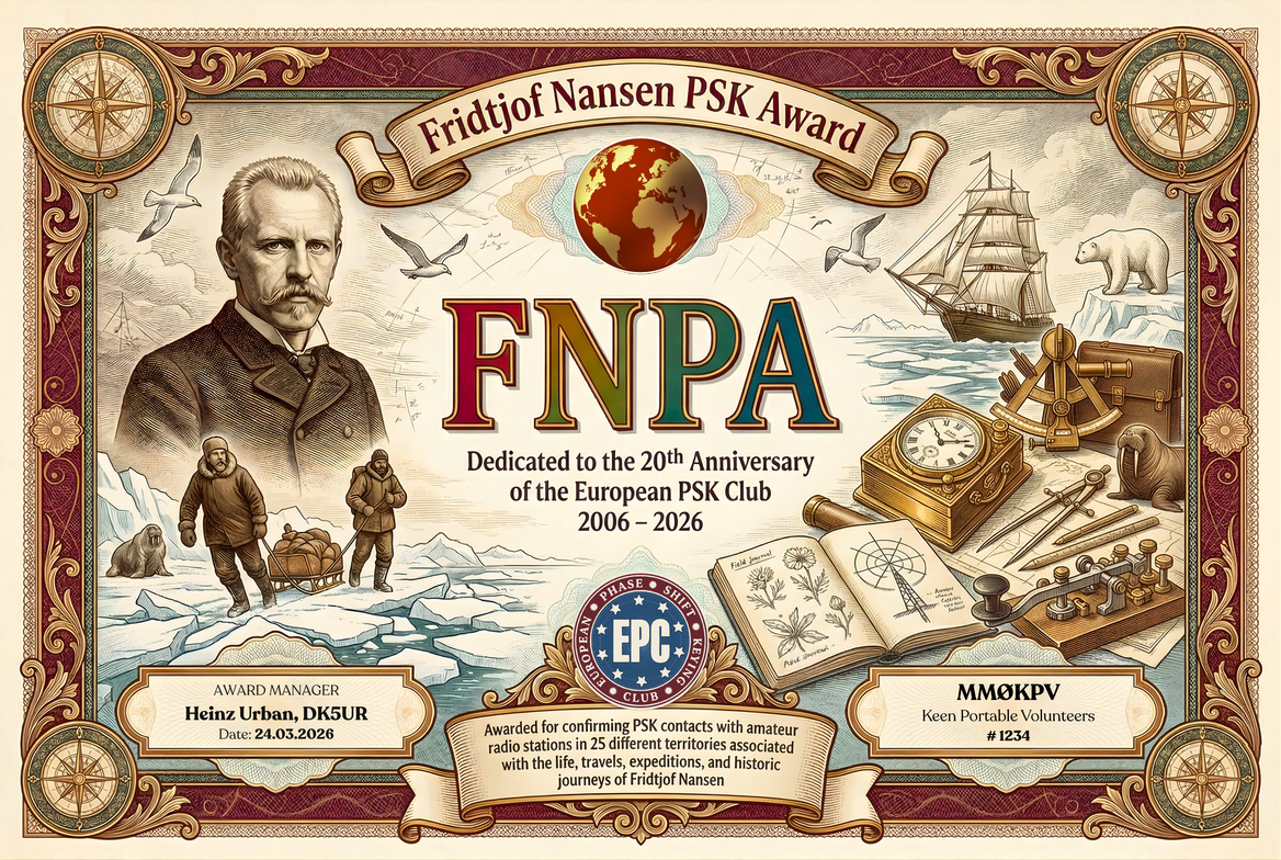 Fridtjof Nansen PSK Award artwork