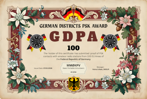 GDPA 100 certificate preview