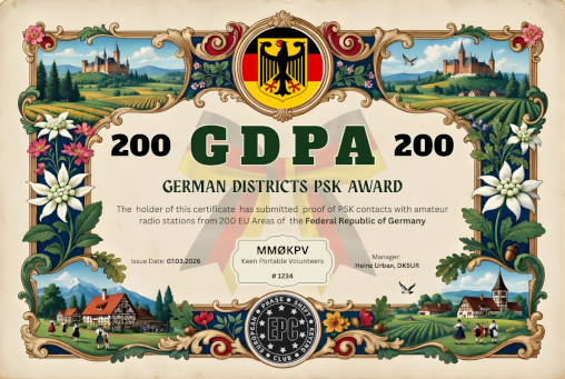 GDPA 200 certificate preview