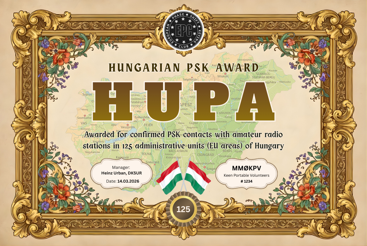 HUPA 125 Award