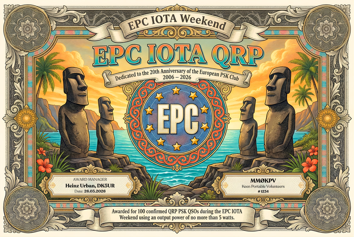 EPC IOTA QRP award image