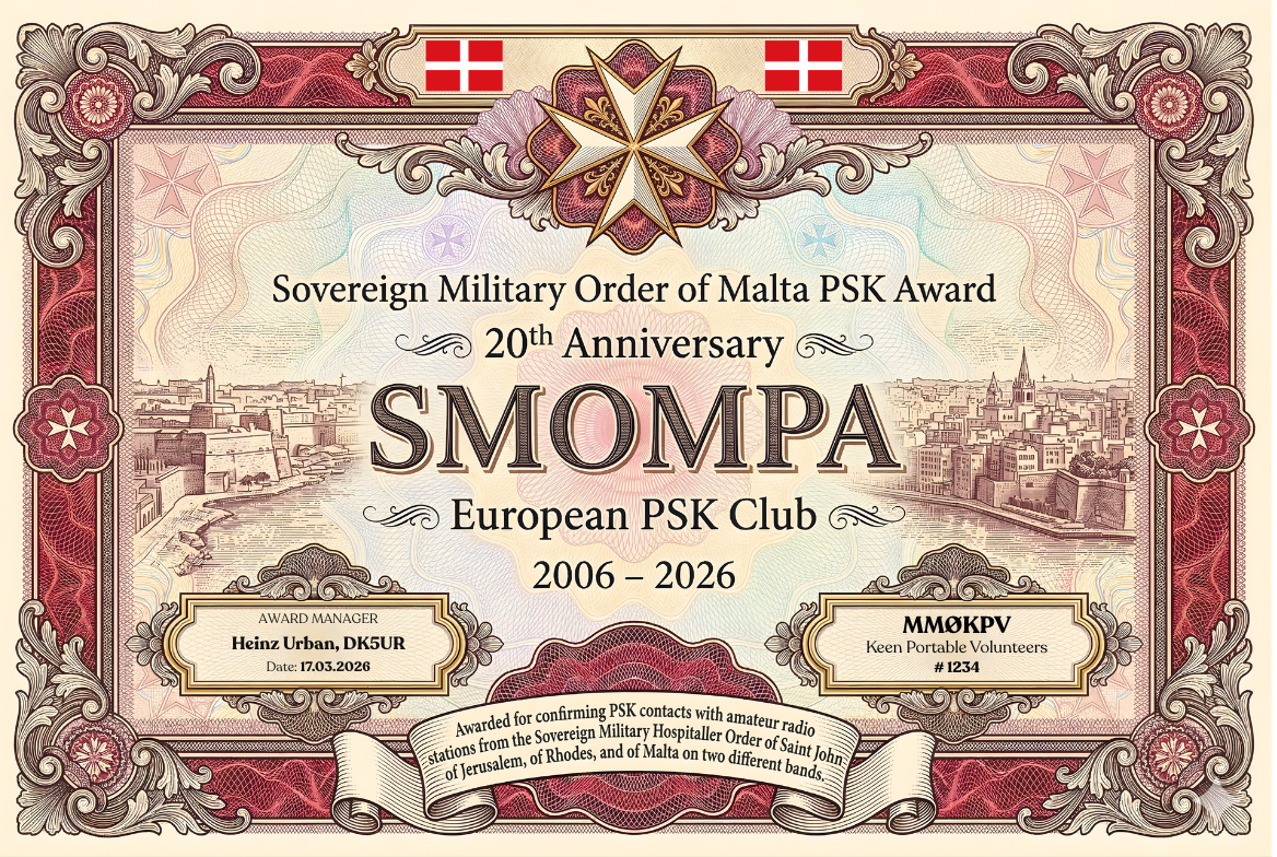 SMOMPA award certificate